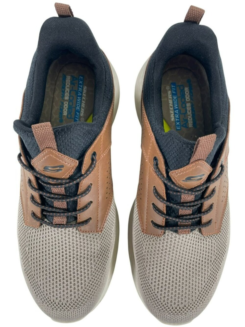 Skechers Relaxed Fit Slade Streetwear Breyer Brown Sneakers Men's Sz 10 USED - Picture 6 of 11